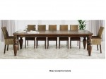 Conjunto Mesa de Jantar Paris Alemanha com 12 Cadeiras 2.80 x 1.10 Retangular